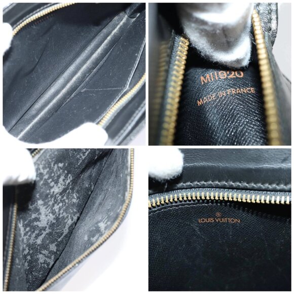 LOUIS VUITTON Epi Angian Shoulder Bag 2way Black - Picture 15 of 16